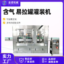 玻璃水灌装生产线全自动含气饮料易拉罐灌装线设备