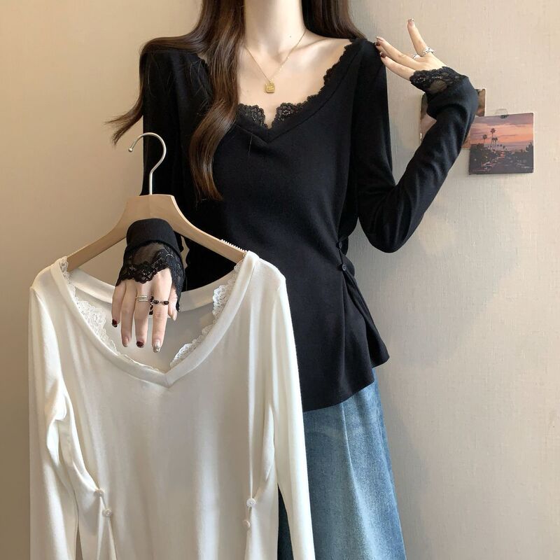 Plus Size Double-Sided Velvet Waist Long-Sleeved T-Shirt for Women 2025 Autumn and Winter New Loose Slimming Look Long-Sleeved Warm Top Plus Size Double-Sided Velvet Waist Long-Sleeved T-Shirt for Women 2025 Autumn and Winter New Loose Slimming Look Long-Sleeved Warm Top