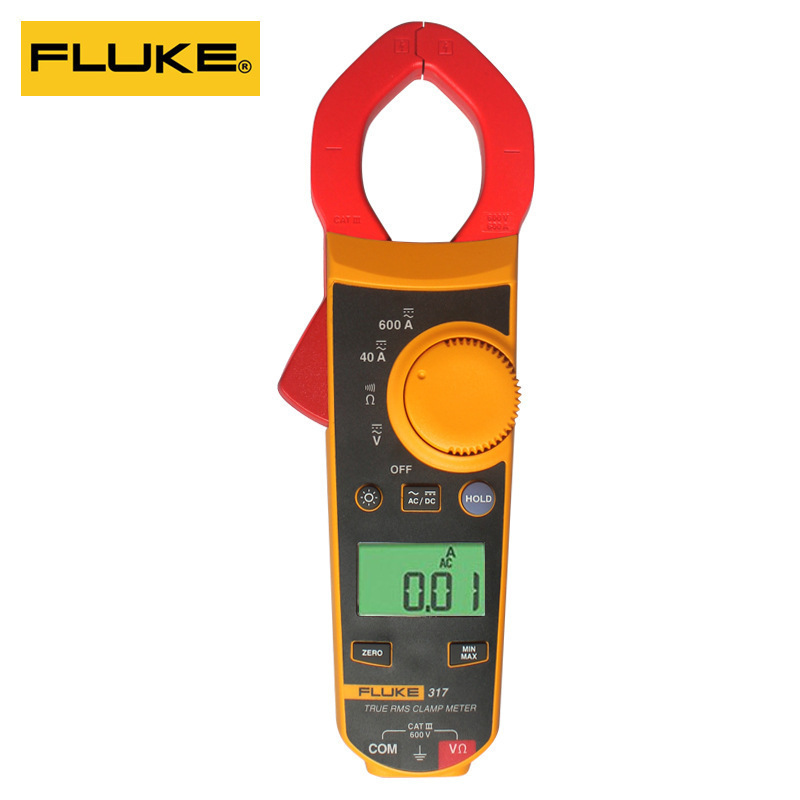 FLUKE福禄克F312/F317/F319经济型/真有效值数字钳型万用表钳形表