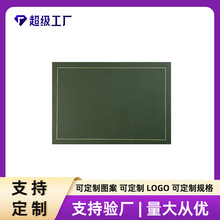 定制家用防燙墊碗墊杯墊餐桌墊北歐長方形雙色皮革餐墊西餐墊