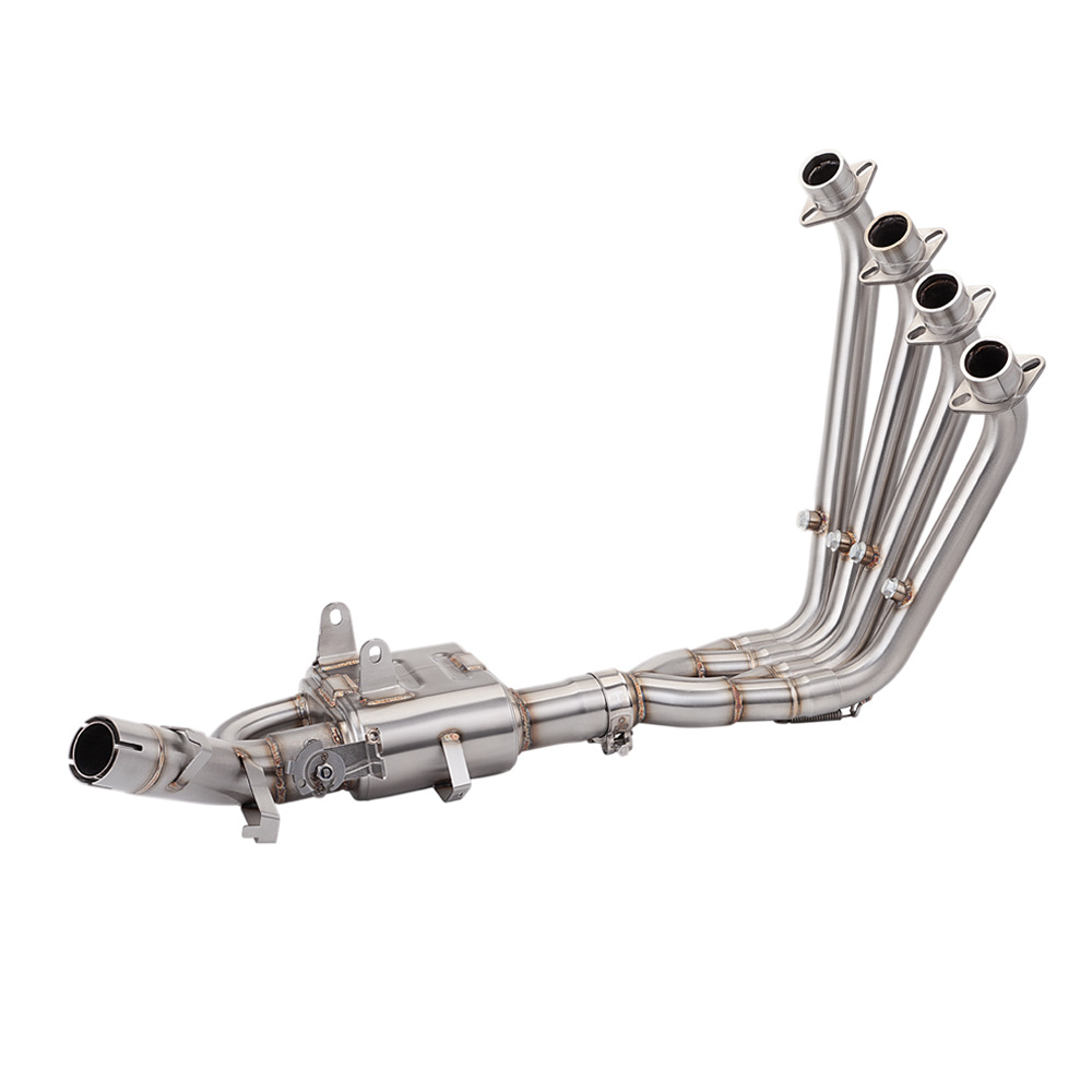 Motorcycle locomotive exhaust pipe is suitable for Qianjiangsai 600RS stainless steel front double-channel valve 2024