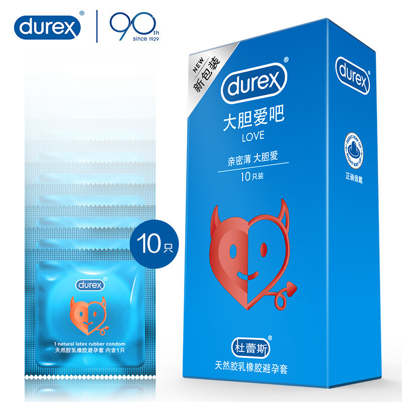 Condones Durex amor audaz 3 10 condones condones ultra delgados productos de planificación familiar para adultos al por mayor