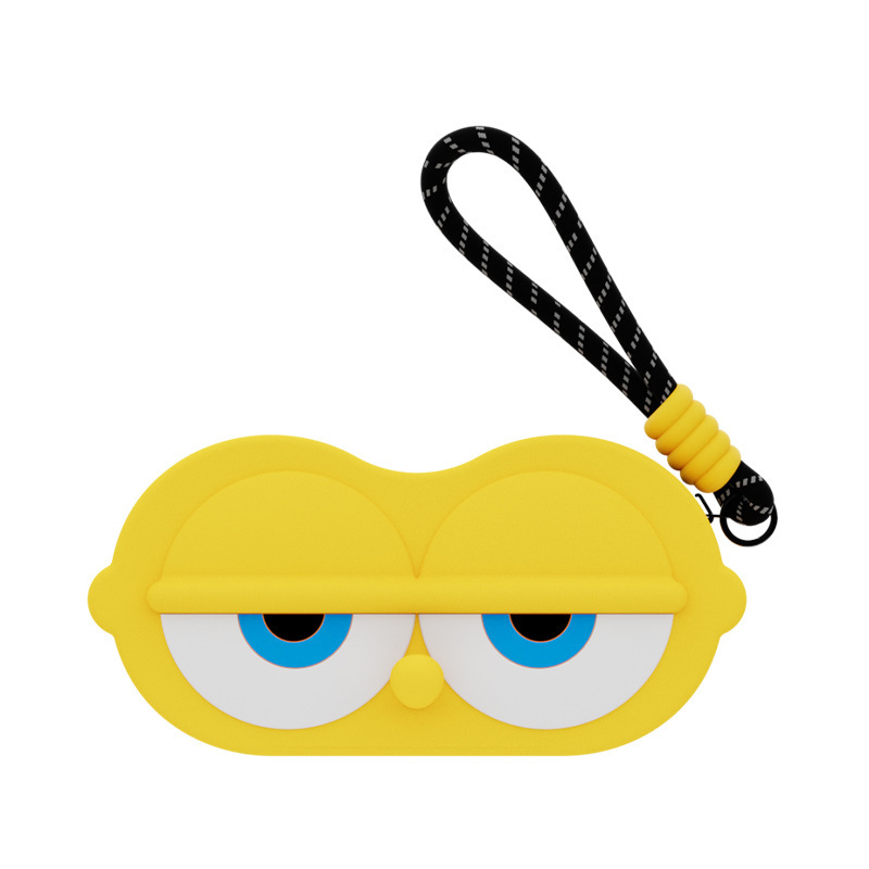 Spongebob Squarepants Glasses Silicone Case Cute Cartoon Pendant Gift for Boys and Girls Sunglasses Storage Box