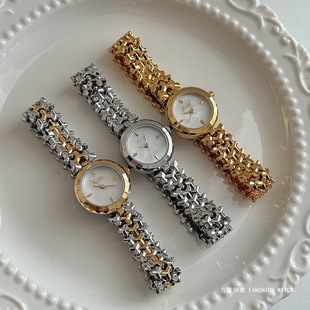 SCOTTIE/Sigaudi watch Fritillaria medieval dial diamond-set watch small temperament exquisite ladies quartz watch