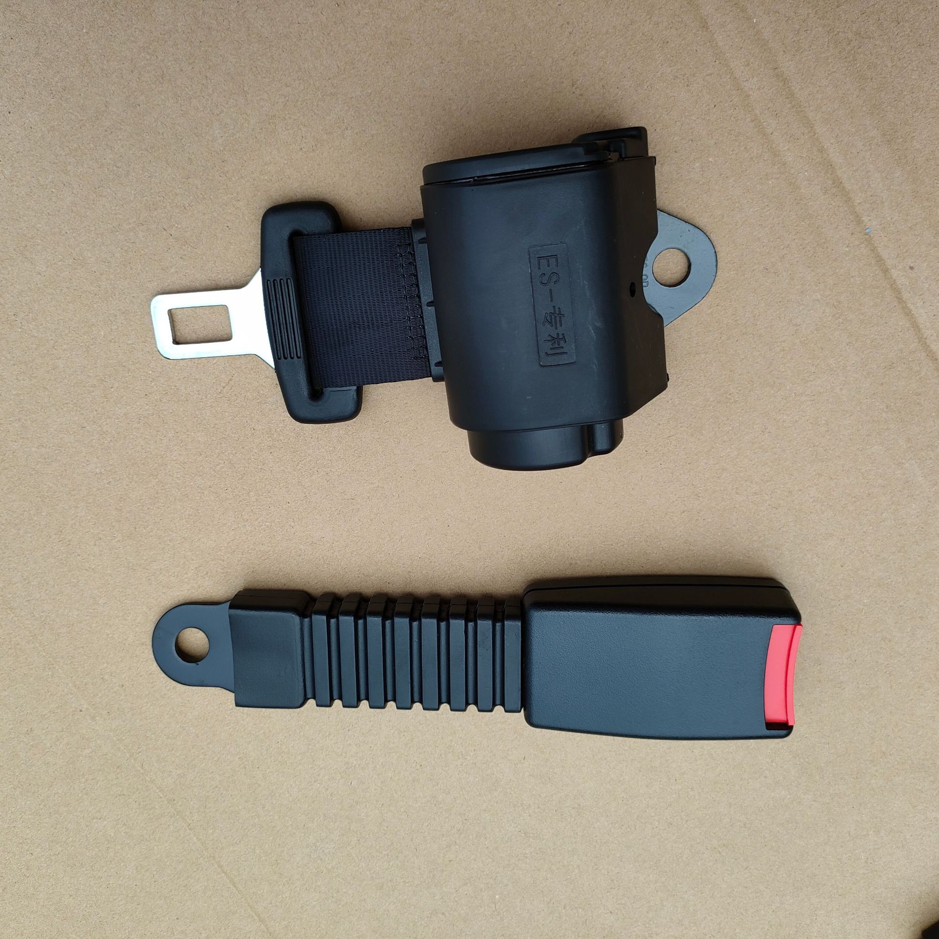 Car Seat Belt Fully Automatic Telescopic Self-Locking Two-Point Passenger Car Truck School Bus Extended Two-Point Seat Belt
