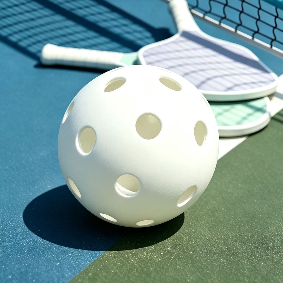 Cross-border pickleball balls, 26-hole design, suitable for indoor and outdoor use, for students and adults, for sports and outdoor training, highly elastic and durable
