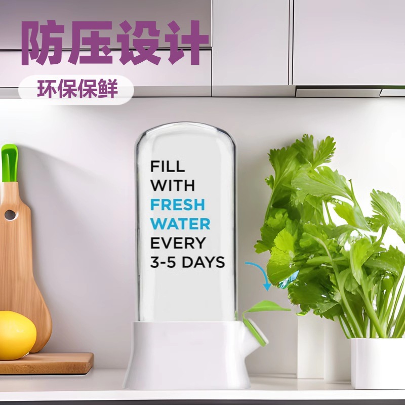 Caja de preservación de vegetales de vainilla transfronteriza anti-compresión preservación creativa cilantro preservación de tazas fabricantes al por mayor hechos en casa