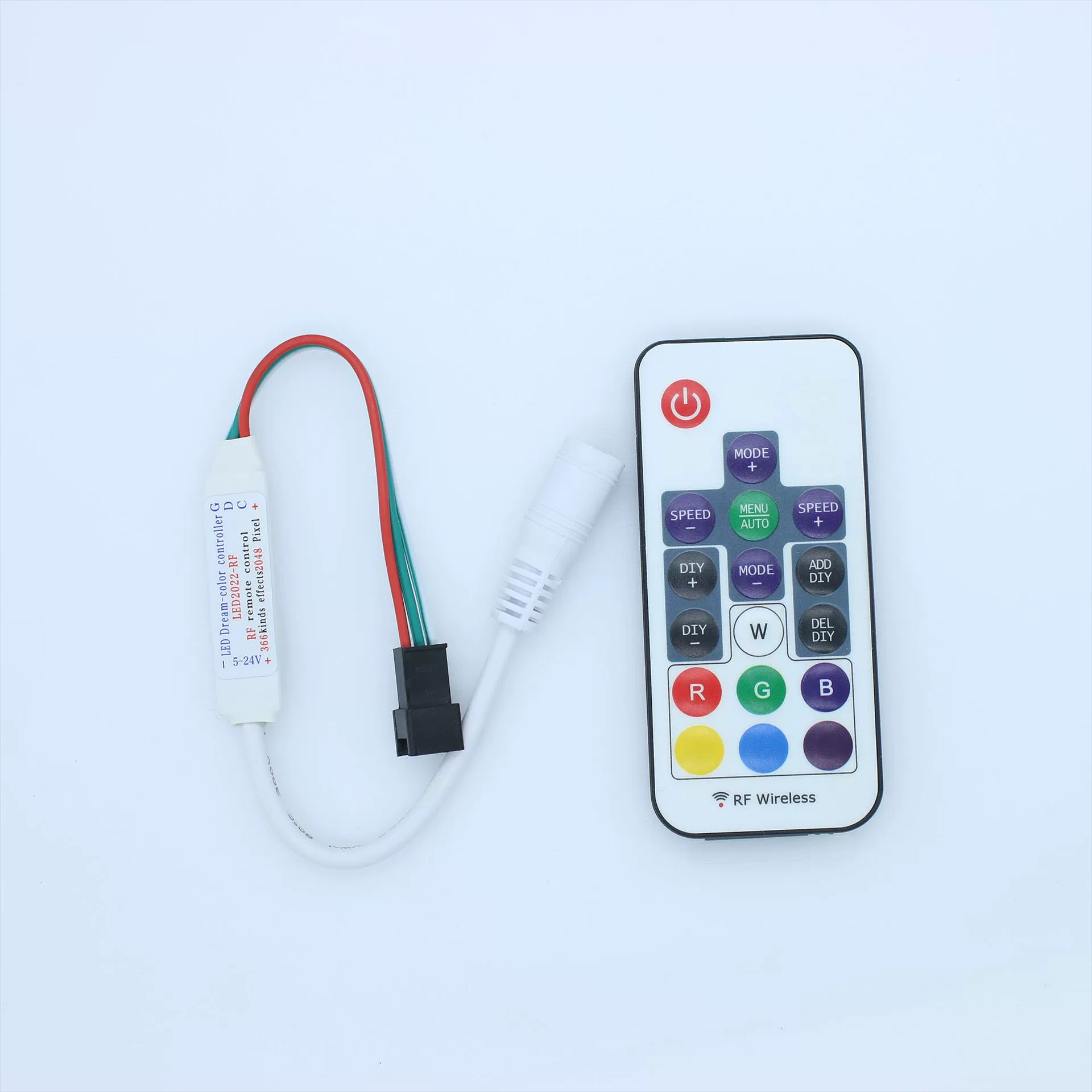 RF мини DIY беспроводной phantom 17-клавиш RGB2811 2812 6812 phantom полноцветный rgb контроллер