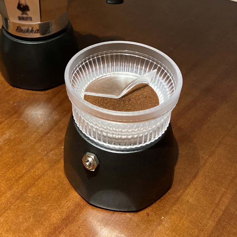 Coffee Powder Dispenser with Dual Valves, Universal Coffee Powder Accessory, Anti-Spill Powder Ring, Anti-Drip Powder Tool Coffee Powder Dispenser with Dual Valves, Universal Coffee Powder Accessory, Anti-Spill Powder Ring, Anti-Drip Powder Tool
