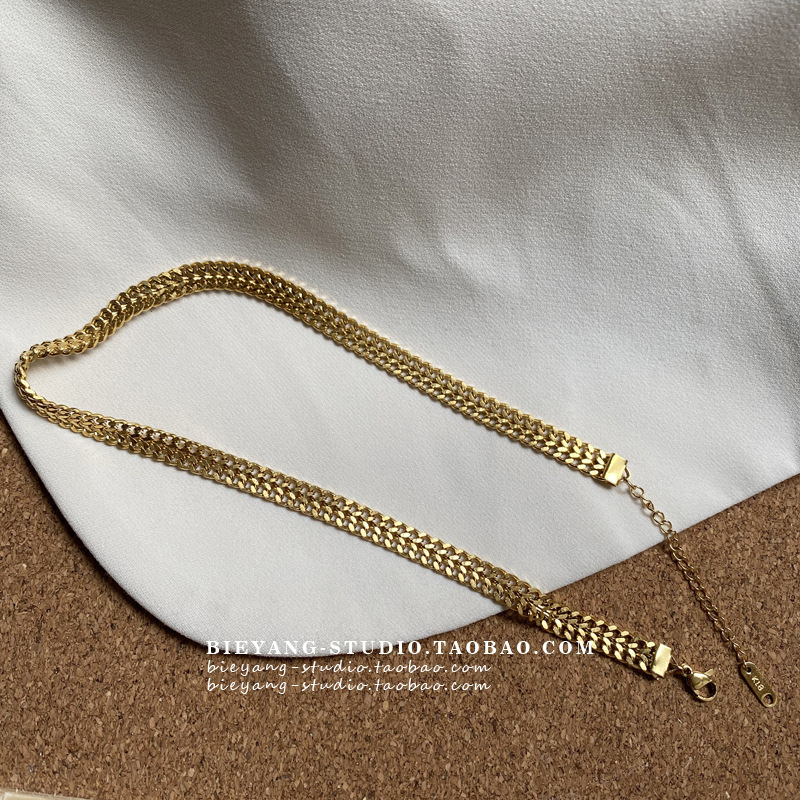 Women'S Gender Simple Style Geometric Titanium Steel Plating Necklace 1 Piece