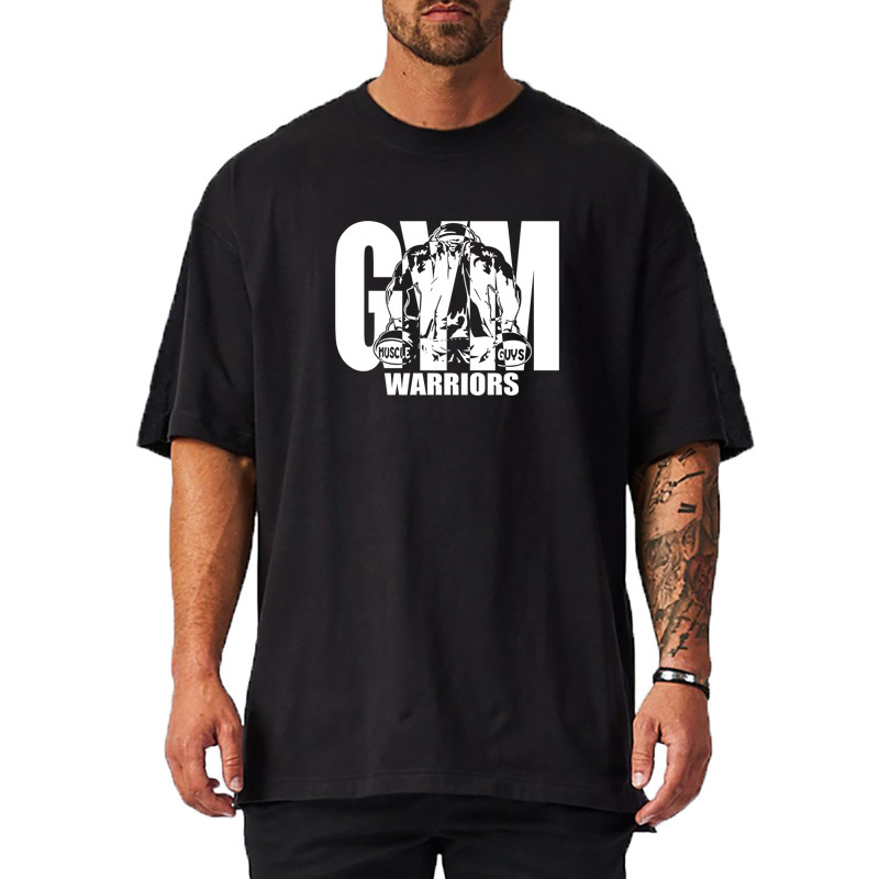 Basketball Quick-Drying Round Neck Sports Short-Sleeved Men's T-Shirt Loose Marathon Training Fitness Training Breathable Running Top