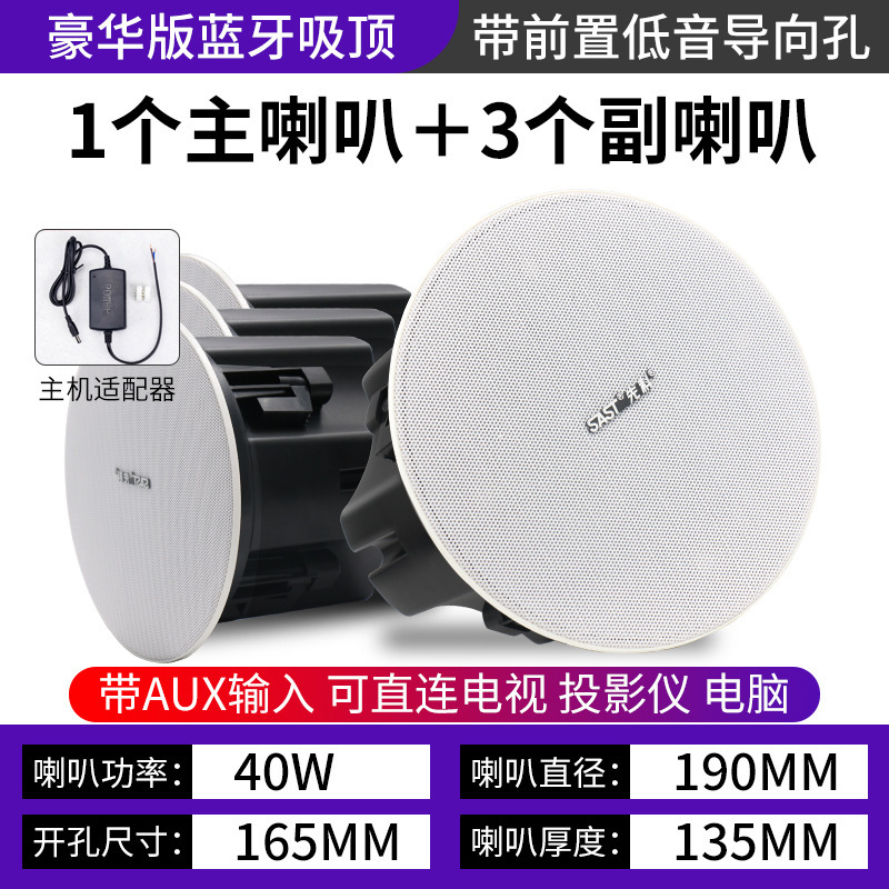Xianke ワイヤレス Bluetooth 天井スピーカー 天井スピーカー 埋め込みスピーカー ショップ レストラン 商業用|undefined