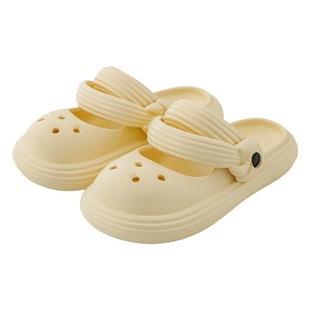 Closed toe slippers women's summer outdoor soft bottom non-slip Korean students all-match EVA soft bottom outdoor hole shoes wholesale