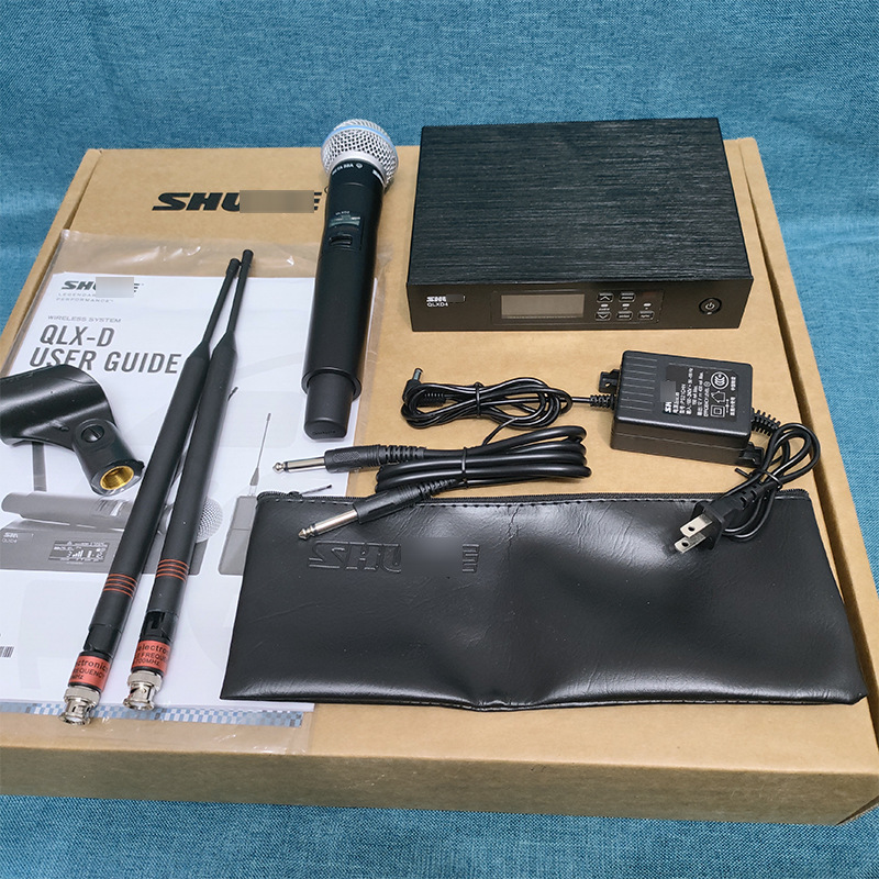 Simsiz dinamik mikrofon QLXD24 Beta58A səhnə üçün