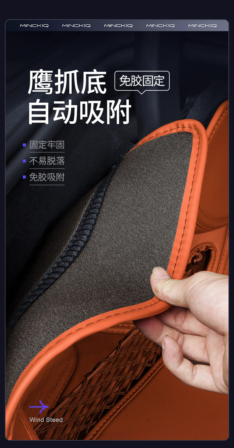 Suitable for 26 Models of Aito M7 Trunk Mats, Full Coverage for 22-25 Models of Smart Driving Four-Wheel Drive 5-Seater and 6-Seater Trunk Mats