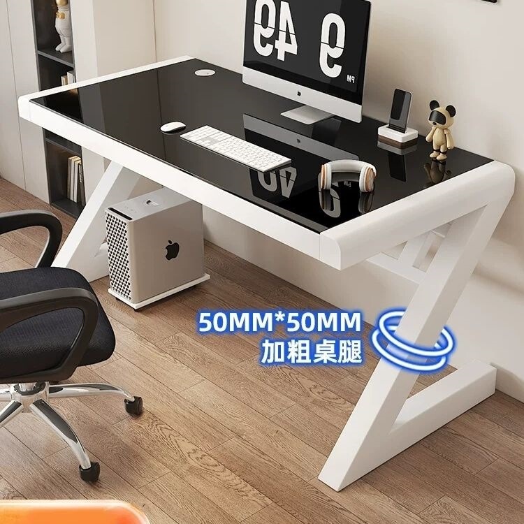 Computer Desk Tempered Glass Gaming Desktop Internet Cafe Dedicated Computer Desk Study Desk Study Table and Chair Computer Desk Tempered Glass Gaming Desktop Internet Cafe Dedicated Computer Desk Study Desk Study Table and Chair