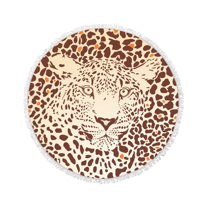 Flamingo microfibra de playa redonda Toalla de baño poliéster algodón impresión Toalla de playa absorbente Toalla de baño lote