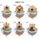 6 types of roly-poly capibara (packed in bags)
