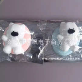 仿硅胶手感游泳圈西高地超软粘袋子烂泥小动物解压发泄捏捏乐玩具