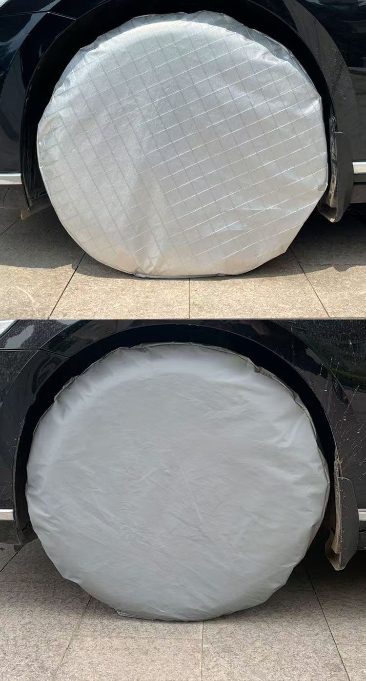 Car tire cover, RV cover, 420D Oxford cloth car tire protection, sun-proof tire cover, dust-proof cover