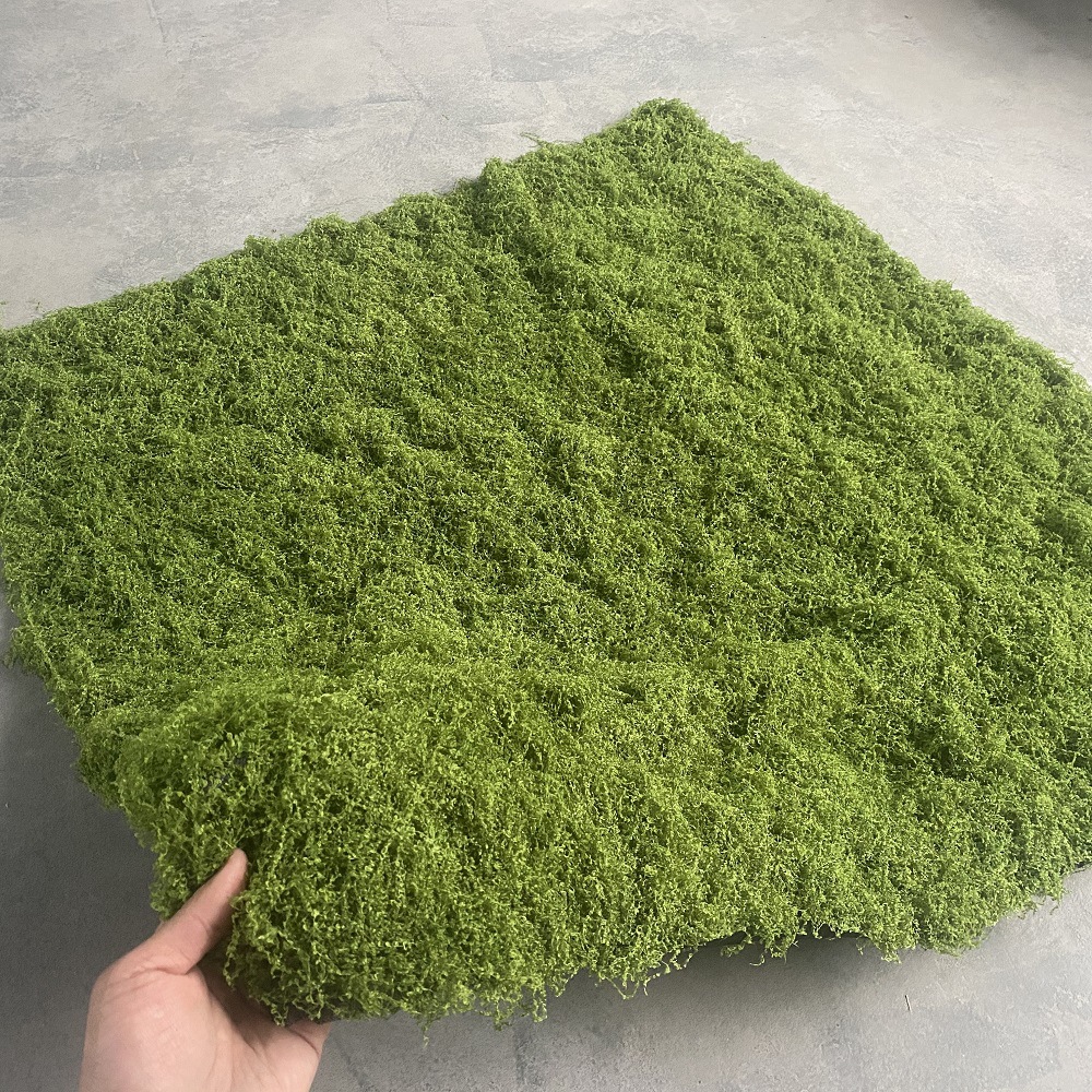 1 piece of velvet light-colored non-shedding moss (1X1 meter)