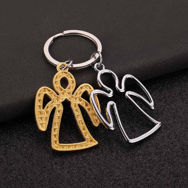 Keychain Classification 1 Piece Quantity Cute Simple Style Angel Zinc Alloy Unisex Slip-on Keychain