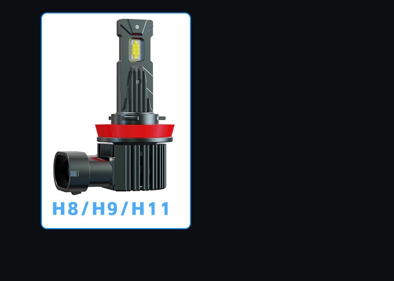 Popular Car Led Headlight Plug-In H7H4 Silent Fan High-Power Front Light 66 Watt Led Car Headlight