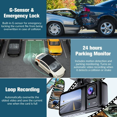 1080P full HD video – Driving recorder
