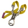 Metal hair rope with flat rubber bands, slingshot, powerful set stainless steel