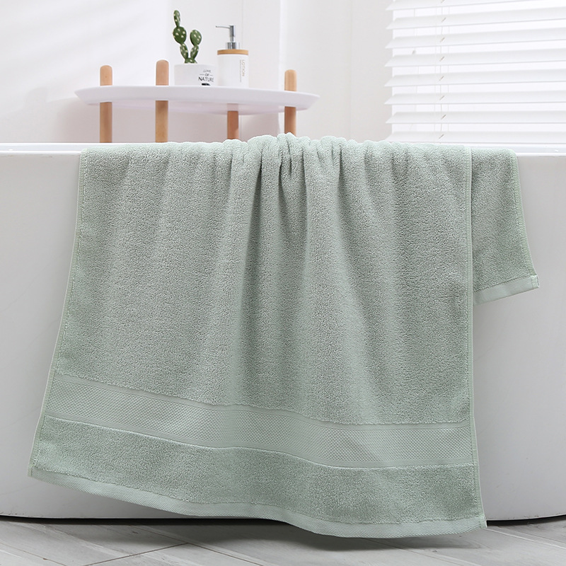 Toalla de baño hombres y mujeres al por mayor 70*140 algodón absorbente baño adulto algodón Hotel Toalla de baño Comercio exterior entrega logo
