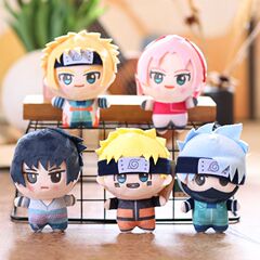 ネット有名人かわいいナルトペンダントぬいぐるみ人形バッグペンダントキーホルダー布人形人形