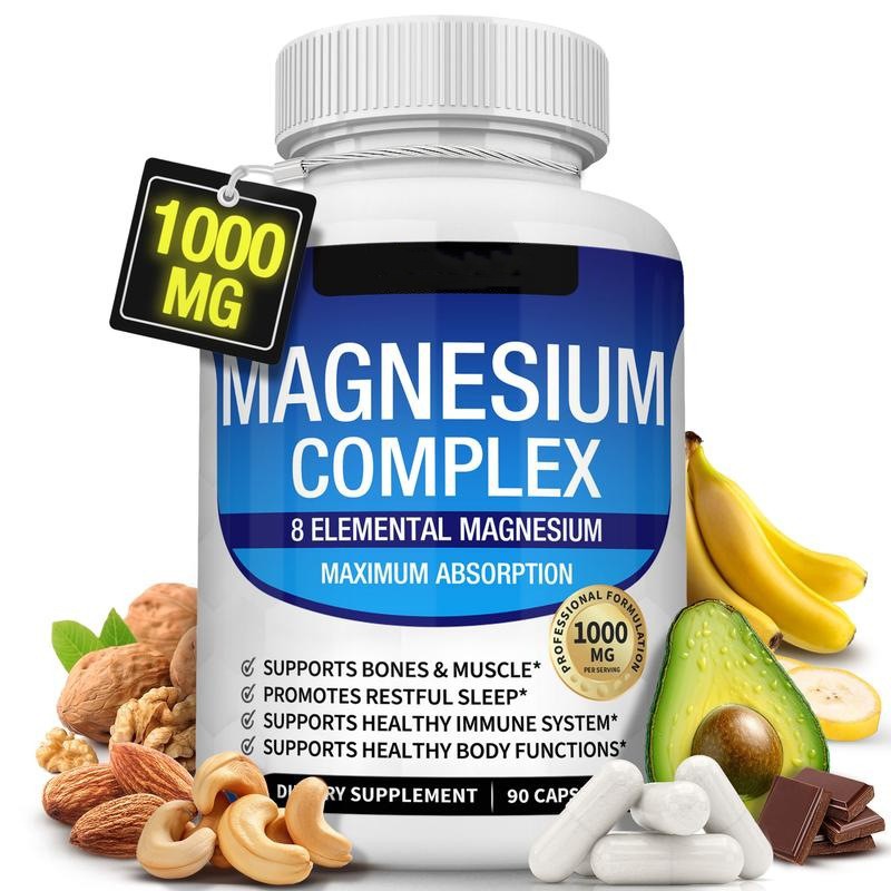 Magnesium Complex Vegetarian Capsules (White Brand) 90 capsules