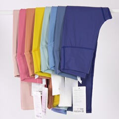 lulu瑜伽服錦綸裸感運動高腰瑜伽褲四面高彈吸濕透氣九分褲可帶標