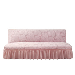BB4C wholesale sofa cover all-in-one slipcover without armrest sofa foldable bed cover integrated anti-cat scratch thick skirt