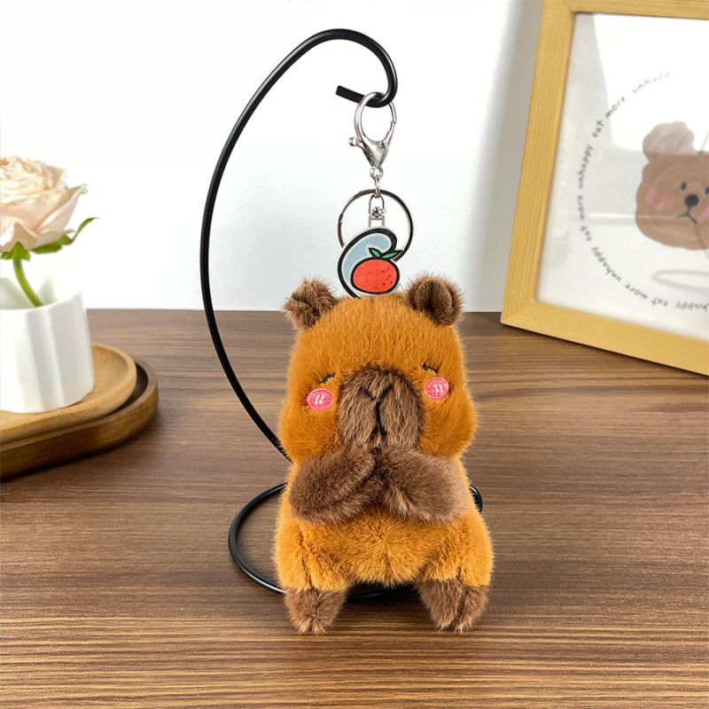 かわいい漫画カピバラシリーズぬいぐるみペンダントモルモット人形カピバラ子供のホリデーギフト卸売|undefined