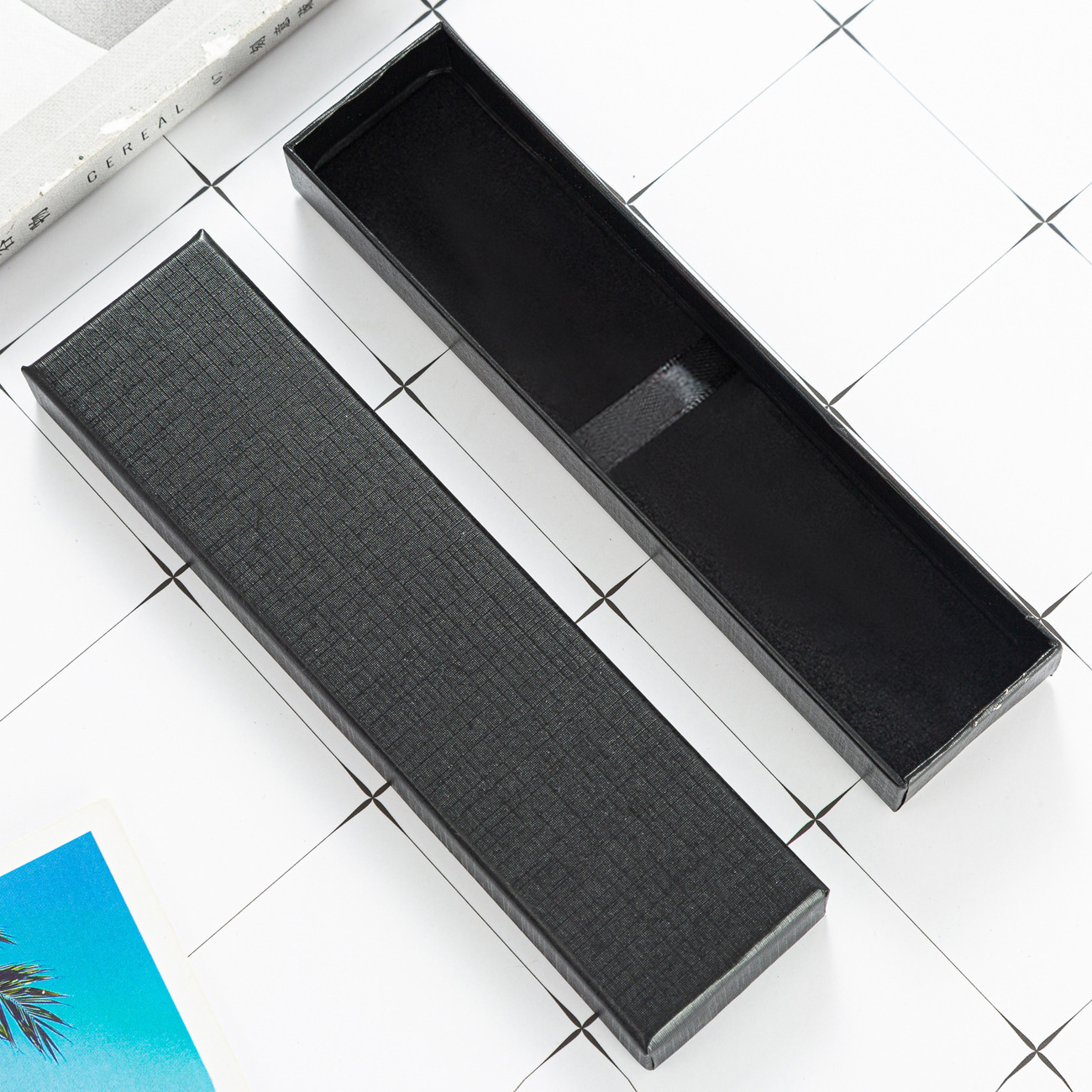 Impresión al por mayor Tiandi cubierta cartón regalo caja de bolígrafo caja de embalaje bolígrafo estampado LOGO texto