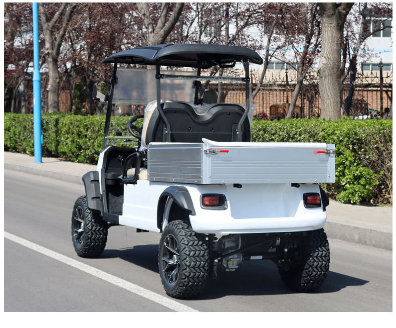Golf Cart Manufacturer 2-Seater Electric Transport Vehicle Export Golf Cargo Vehicle Hotel 6-Seater Golf Cart