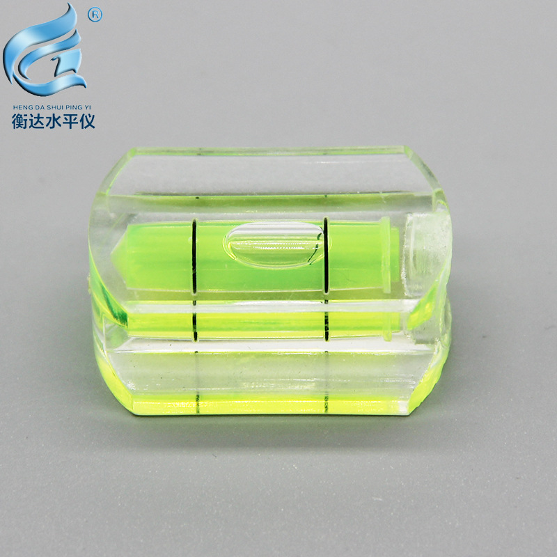 全透明塑料方形水平仪 方柱柱状一体水平泡 安装方便快捷