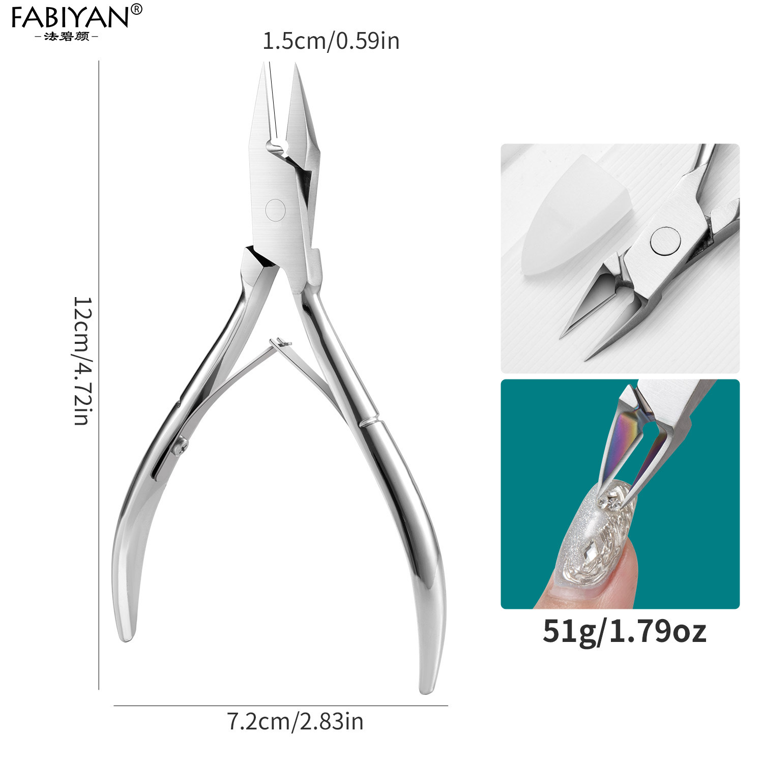 Fábrica en stock cortaúñas traje de uñas herramientas águila nariz cortaúñas