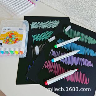 Acrylic marker pen for children and students water-based impermeable paper stackable watercolor pen single pen painting wholesale