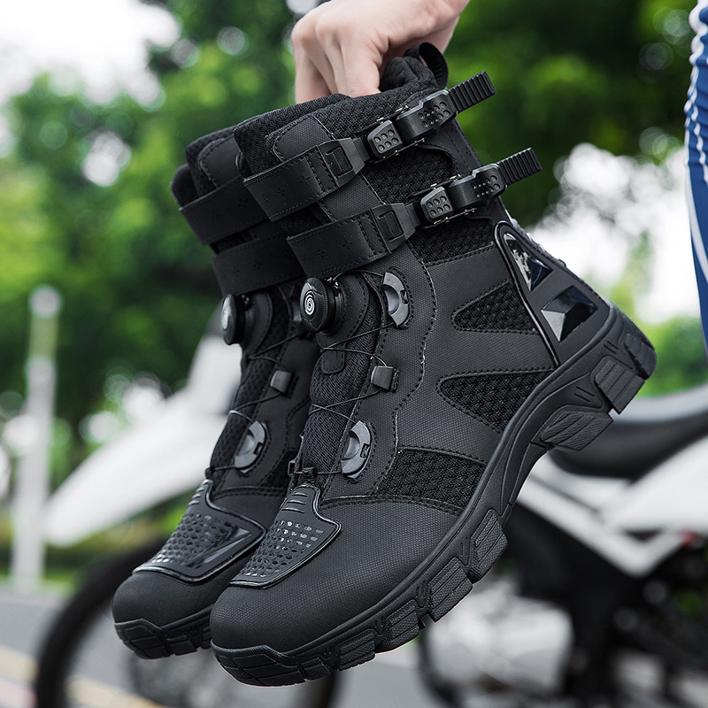 Motorcycle Riding Boots, Off-Road Motorcycle Shoes, Four-Season Anti-Fall Breathable Rider Racing Boots, Motorcycle Travel Equipment, Men's Rider Shoes Motorcycle Riding Boots, Off-Road Motorcycle Shoes, Four-Season Anti-Fall Breathable Rider Racing Boots, Motorcycle Travel Equipment, Men's Rider Shoes