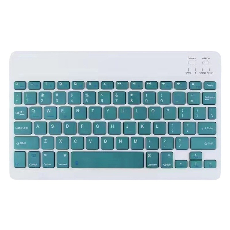 Teclado Bluetooth Recargable Ligero y Colorido 030, Teclado y Ratón Bluetooth Portátiles Universales de Tres Sistemas para Teléfono Móvil y Tableta