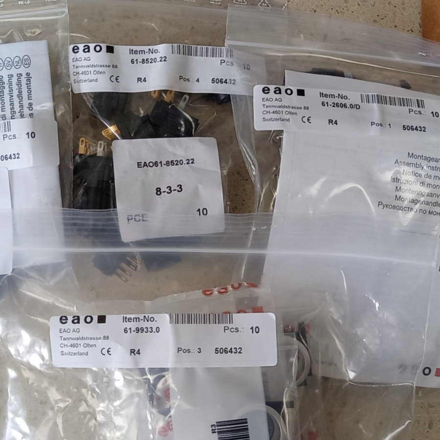 瑞士EAO按钮开关704.902.5原装进口