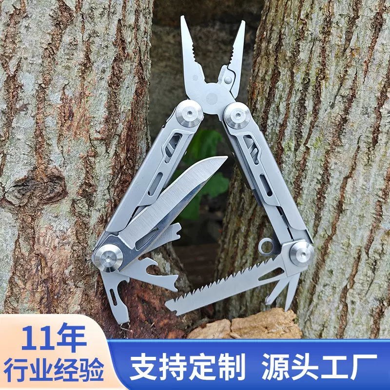 外贸热销多功能钳子户外折叠刀全钢折叠刀钳工具野外生存探险刀具