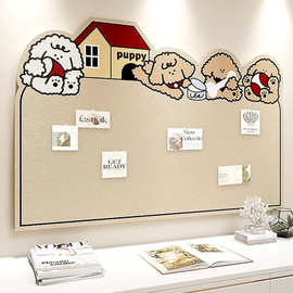 家用毛毡板墙贴客厅高级感背景板展示架墙手链手串饰品图片放置架