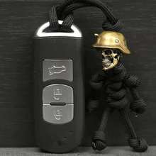 大量现货 Soldier Paracord Keychain 骷髅士兵伞绳合金钥匙扣