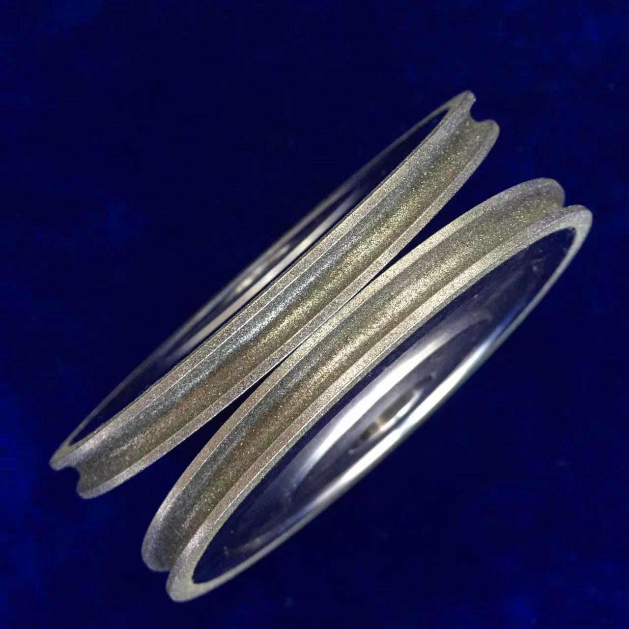 科美金刚石U型弧面砂轮 电镀金刚石岩板倒角转用砂轮 可来图做