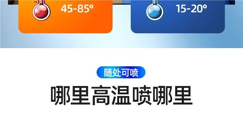Japanese Summer Car Cooling Gadget, Automotive Dry Ice Refrigerant, Liquid Nitrogen Spray, Summer Quick Freezing Agent for Mobile Phones