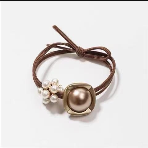 Golden pearl ball hair rope