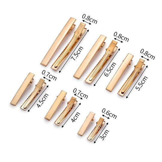 Thickened duck bill clip hair accessories hair clip diy hair clip bottom embryo accessories side clip material square clip hair clip wholesale